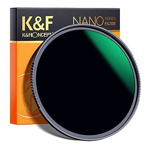 K & F Concept 72 Mm Nd1000 (filtro De Densidad Neutra Fija