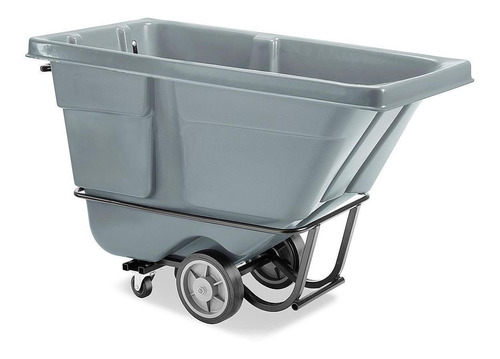 Carrito De Uso Pesado Tipo Tolva - Capacidad 386kg, Gris