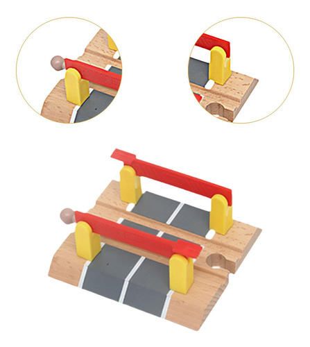 Accesorios De Tren De Madera, Accesorios De Doble Barra
