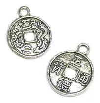 Comprar Dijes Monedas Plateadas (insumos Para Bijouterie)