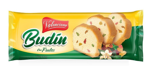 Budin Valenciano Frutas 170grs Bulto X 15un - La Golosineria