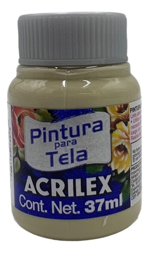 Pintura Para Tela Mate Acrilex Bote De 37ml Color 926 Verde Musgo Claro