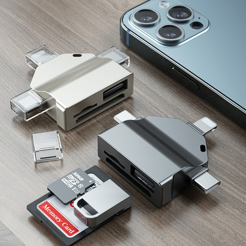 7 In 1 Multi-function Otg Card Reader For iPhone