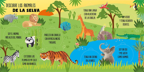 Descubre Los Animales: Libro Con Solapas, De Margarita Kukhtina. Serie Descubre Con Solapas Editorial El Pirata, Tapa Dura, Edición Primera En Español, 2021