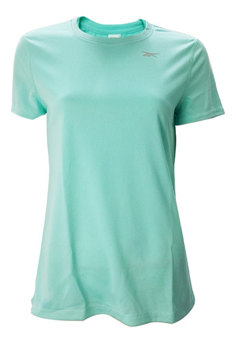 Playera Reebok Mujer Dama Entrenamiento Basic Ss Azul