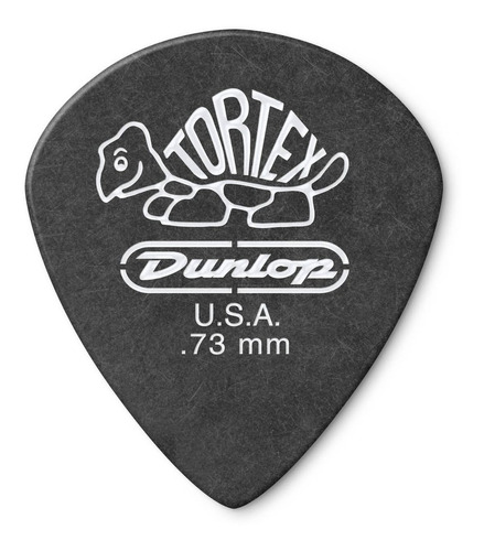 Kit 12 Palhetas Dunlop Tortex Pitchblack Jazz Iii 0.73m 482p Cor Cinza-escuro