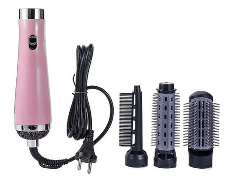 Imagen 1 de 7 de Cepillo Secador Brushing 3 Cabezales Silicona 1200 W