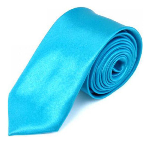 Corbata Casual, Delgada, Delgada, Con Cuello Estrecho, Azul