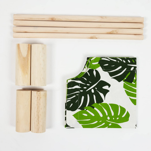 Cama Hamaca De Madera Para Gatos Y Perros Interior/exterio