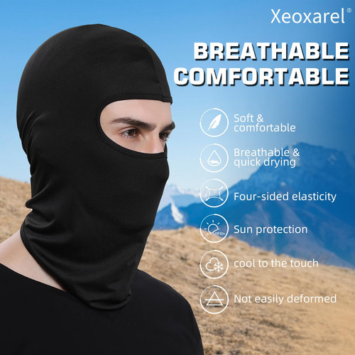Balaclava Ski Mask Xeoxarel 6 Pack Cooling Neck Gaiter