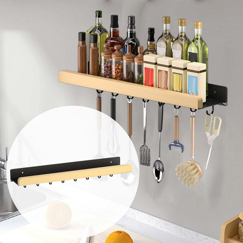 Estante Organizador De Especias, Montaje En Pared, 49cm