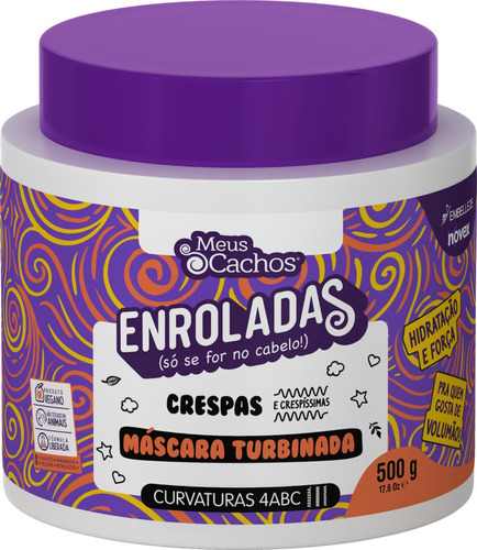 Meus Cachos Enroladas Crespas Mascara - g