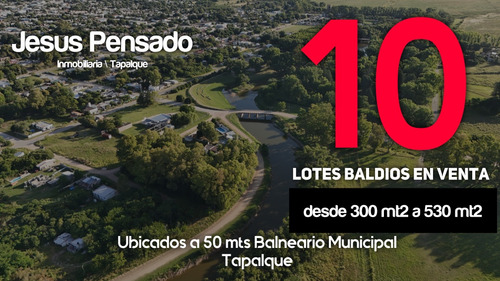 En Venta Terrenos En Tapalque Zona Balneario