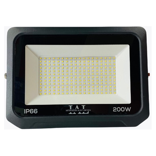 Pack 5 Foco Proyector Led 200w Alday Flat Luz Fria 