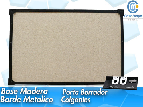Pizarra Blanca 40x60 Borde Metálico + Combo De Regalo Envío