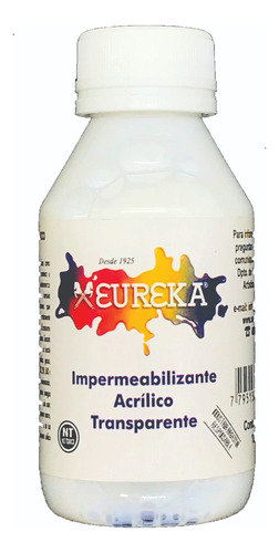 Impermeabilizante Acrilico Transparente Eureka 125 Cc