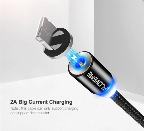 Cargador Magnetico 3 En 1 Micro Usb, Lightning Y Tipo