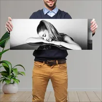 Comprar Cuadro Grande 30x80 Cm Musica Ariana Grande