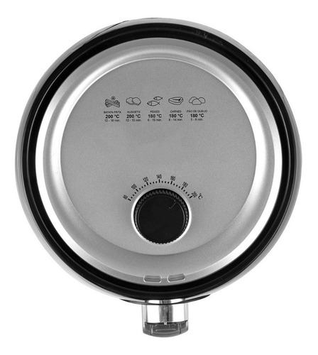 Fritadeira elétrica sem óleo Nell Smart 2.4L preta 110V