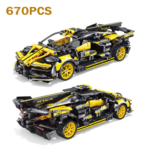 Bloques De Construcción De Autos De Carreras Csr Supercar 1: