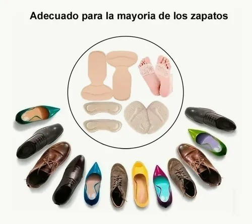 Imagen 7 de 7 de Almohadillas Para Tacones, Protector Talón 8pcs