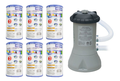 Bomba De Filtro Para Piscina Intex 1000 Gph Easy Set Con