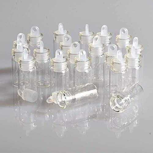 100 Piezas De Botellas Pequeñas De 1 Ml Viales De Vidr...