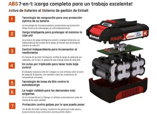 Bateria Einhell 18v Ion Litio 3 Ah Power X-change Einhell