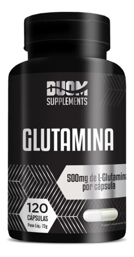 Glutamina L-glutamina 500mg Por Caps 120 Capsulas - Duom