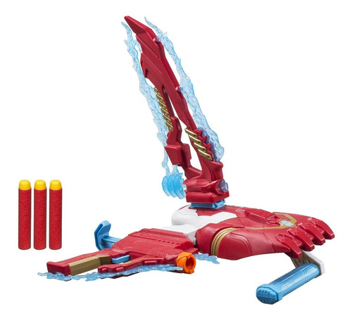  Nerf Marvel Avengers Iron Man Construye Y Lanza Incluye 