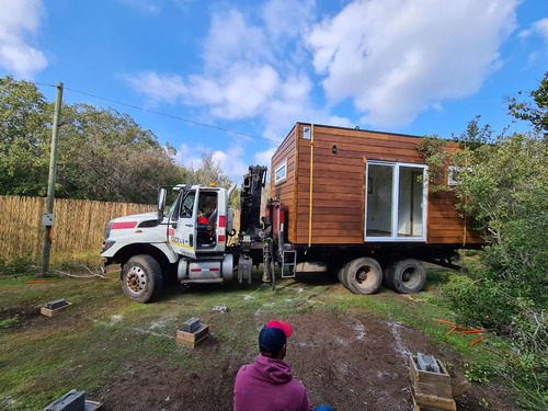 Cabaña Casa Módulo Transportable En Excelente Estado 18 M2