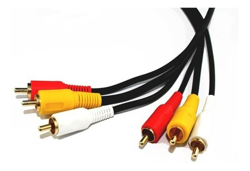 Cable Av Audio Y Video De 3 Rca A 3 Rca Plug 5m Tv Dvd Blu-r