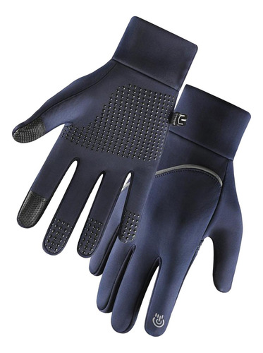 Guantes De Invierno Con Pantalla Táctil, Azul Talla M