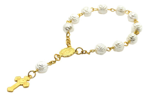 Zbl Católico Pulsera Crucifijo Cruz Rosarios Católicos Para