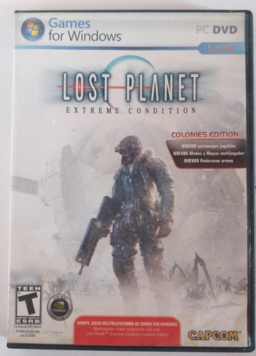 Juego Fisico Pc - Lost Planet - Original + Manual (Usado)