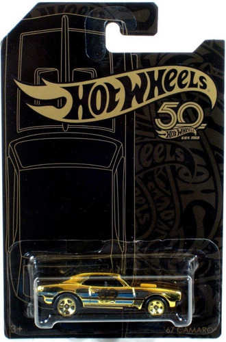 Hot Wheels 50 Aniversario - '67 Camaro - 1:64 Dorado Mattel Color Dorado