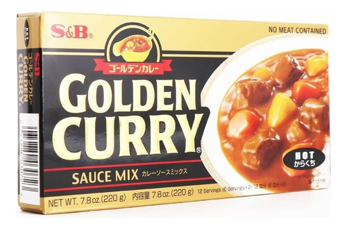 Golden Curry Hot - Origen Japón - Picante 220 Gr