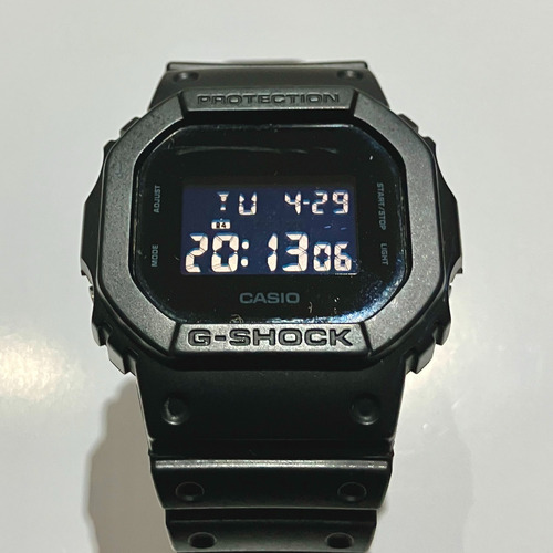 Reloj Casio G-shock Dw-5600bb-1 Negro Negro Negro (Usado)