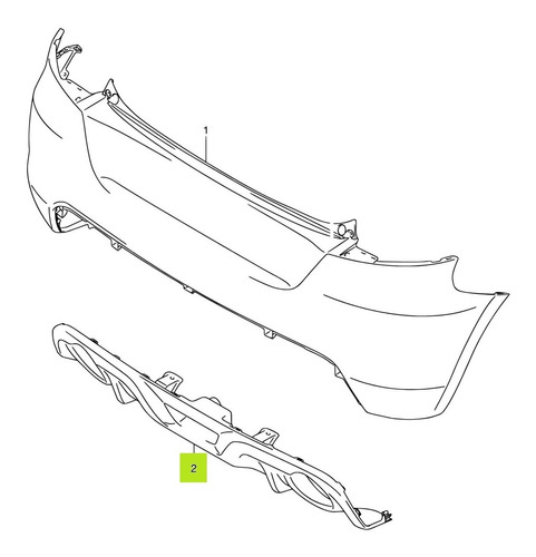 Spoiler Paragolpe Trasero Suzuki Swift Sport 2012-