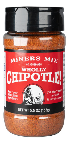 Miners Mix Purly Chipotle Gourmet Bbq Rub. El Chipotle Genui