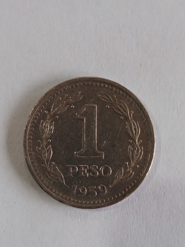 Moneda Argentina 1 Peso 1959