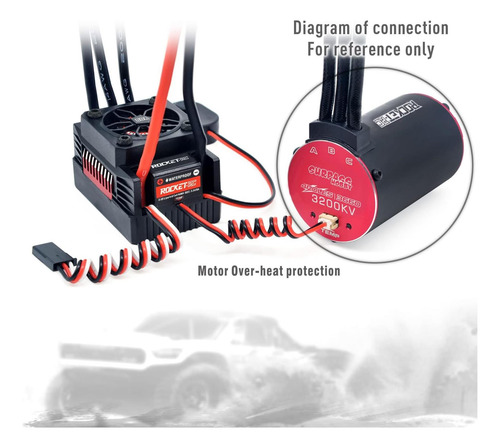Superpass Hobby Impermeable Kv Motor Sin Escobillas Y Combo