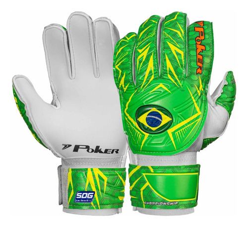 Imagem 4 de 6 de Luva Goleiro Fut Campo Semi Pro Multiterreno Championship