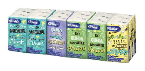 Pañuelos Desechables Kleenex Sella Pack Con 24 Pzas