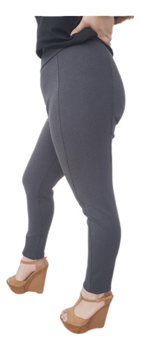 Legin Talla Extra 48 6xl Estirable Gris Costura En Frente