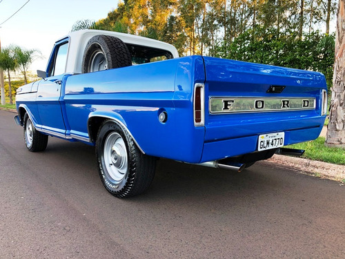 Ford F100 F 100 V8 292 Automatica Ar E Direcao Aceito Troca
