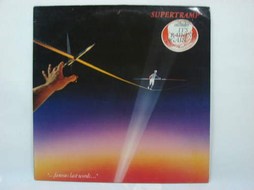 Vinilo Supertramp  ...famous Last Words...  1982 + Sobre 