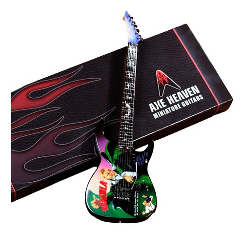 Axe Heaven Mini Guitarra Kirk Hammett Dracula Con Un Detalle