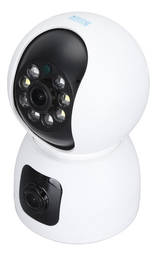 Câmera Wifi De Lente Dupla Interna 1080p 355° Giratória Long