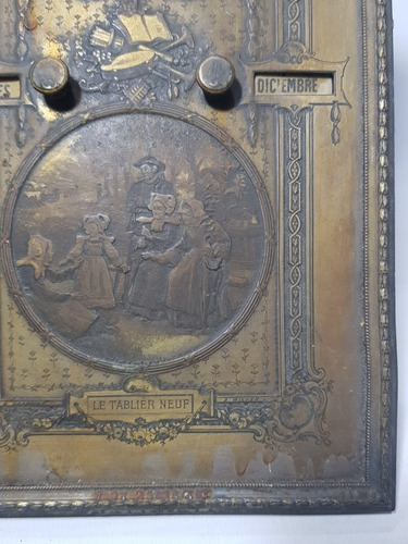 Imagen 6 de 9 de Antiguo Calendario Perpetuo De Escritorio Paris Mag 57936